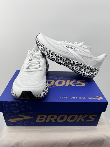 Brooks revel9 white grey - brooks,