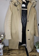 Sandro Paris Camel Wool Blend