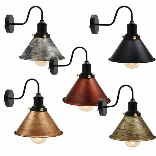 Retro swan neck wall light - retro,