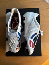 KITH x adidas Predator Mania - Size 10.5, White & Royal Blue