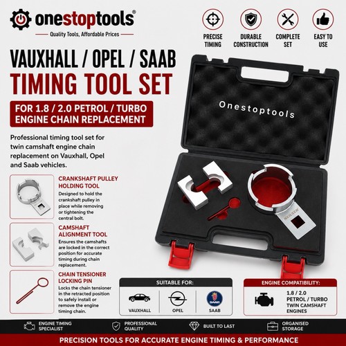 Engine timing tool set - tool, for