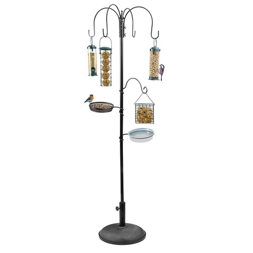 Metal bird feeding station - metal,