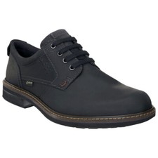 Ecco Mens Shoes Turn Lace-Up Low-Profile Nubuck
