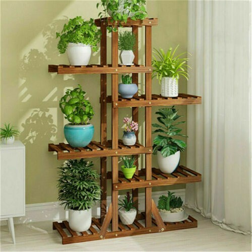 Tier corner wooden plant - corner,