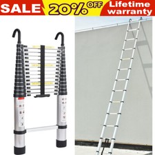Aluminum Extendable Telescopic Loft Ladders Quality Ladder Safety Securing Bolt