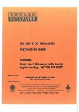 Howard Rotavator S80 & S100 Operators Manual