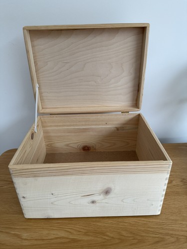 Large wooden storage box - large,