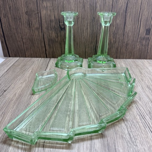 Vintage art deco green - vintage,
