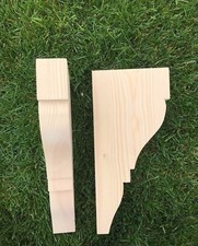 Wooden Corbels (Shelf Brackets) solid pine style K (1 pair)