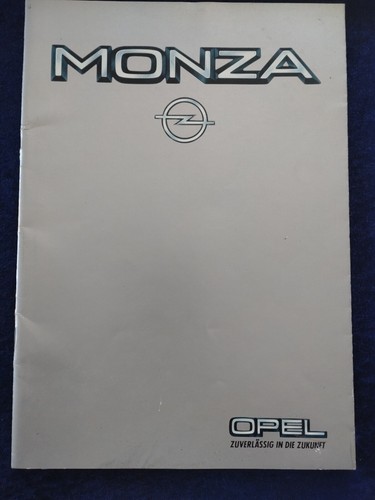 Opel monza brochure 1983 - monza,,