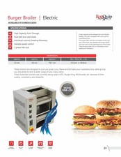 BURGER BROILER AUTOMATIC