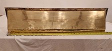 Brass fireplace hood, solid