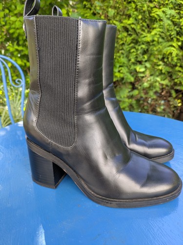 Zara black heeled - heeled, ankle