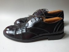 NORTHERN SOUL MEN'S SOLATIO 102 WRAP OVER BURGUNDY LEATHER DANCE SHOES UK 10