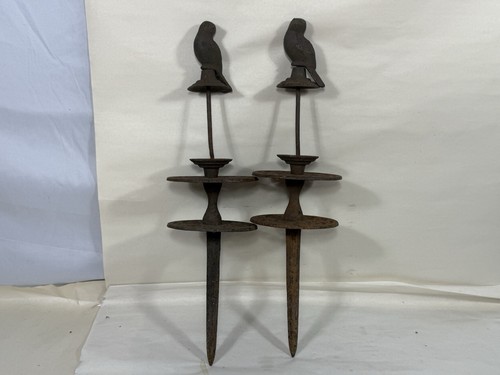 Pair vintage cast iron - pair,