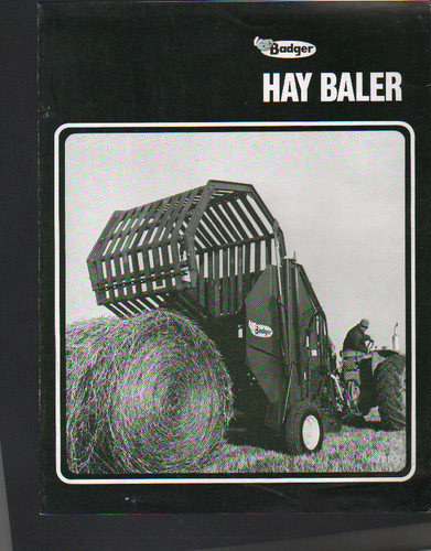Badger round hay - round,