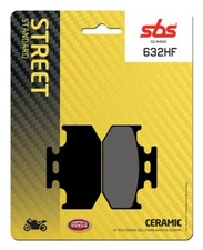 SBS 632HF BRAKE PADS Rear For Suzuki RM 125 1989-1990