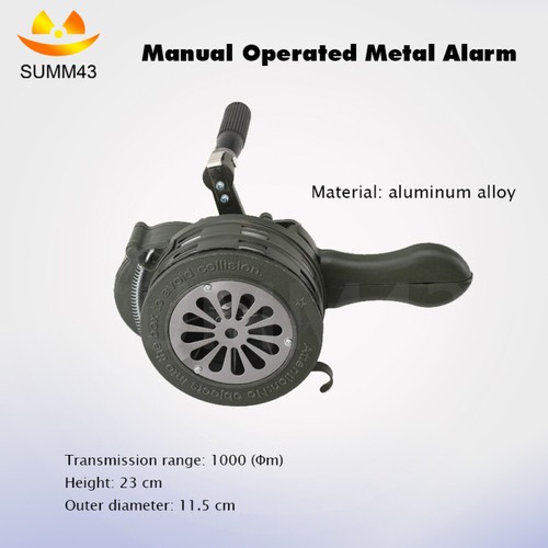 Hand crank siren horn manual - crank,