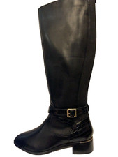 Biba Leather Croc Knee High Boot UK 6 US 8 EU 39 REF D61#