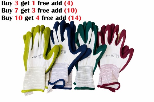 Latex coated work gloves - latex,