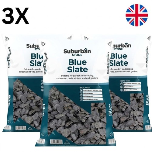 40mm blue slate chippings - 40mm,