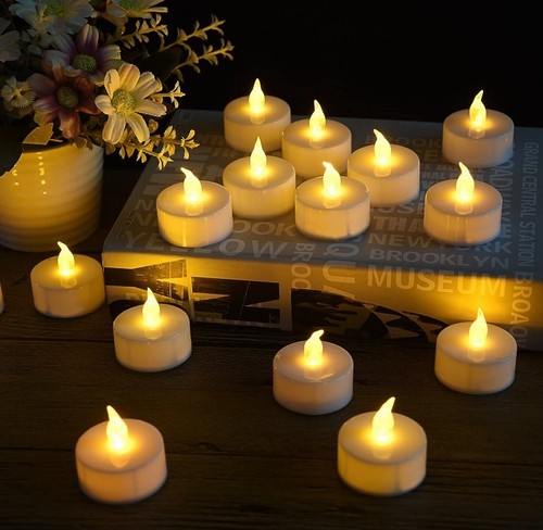 96pcs flameless tea lights - flameless,