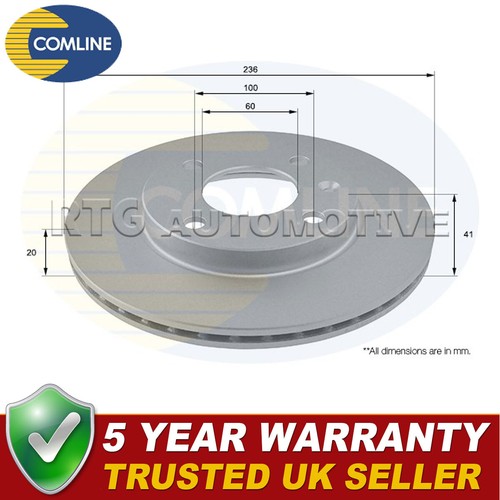 Comline front brake - comline, fits
