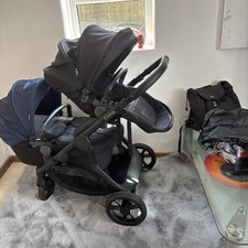 iCandy Orange 3 Sibling/Twin Buggy in Black.