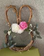 Bunny easter door wreath - easter,