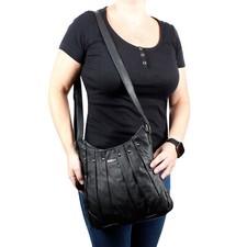 Ladies Women Genuine Leather