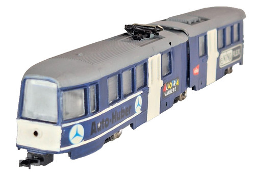 Gauge duewag gt6 tram blue - tram,