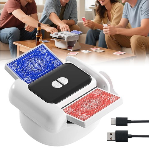 Electric card shuffler - electric,