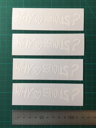 Why serious stickers - why, so