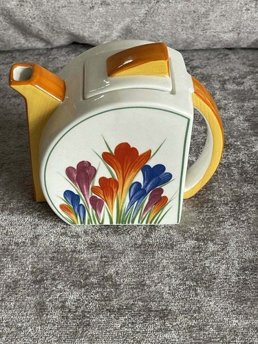 Clarice cliff crocus teapot - cliff,