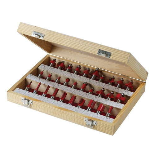 Router bit set case 2 - router, 1/2