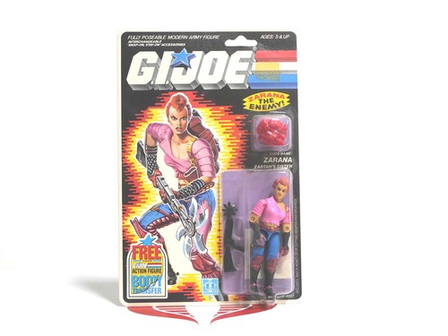 Joe action figure - joe, zarana