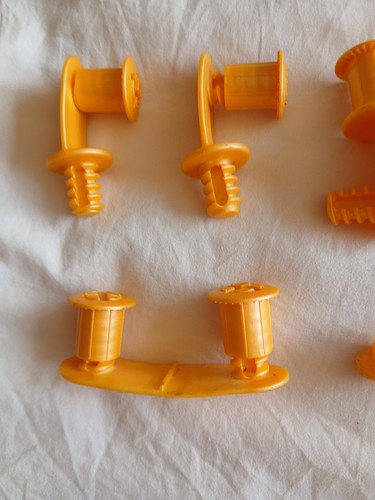 Spare plastic screws and bolts