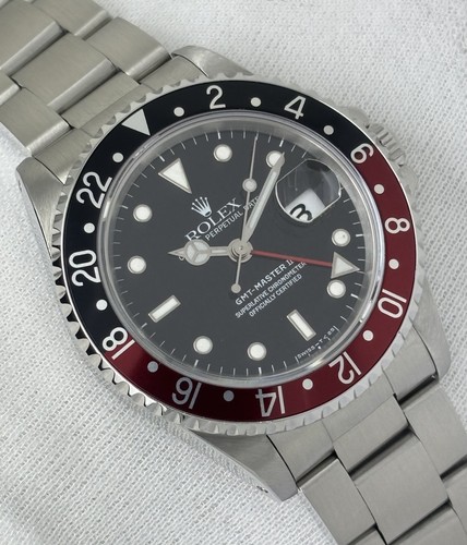 Rolex gmt master coke red - rolex,