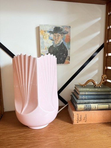 Vintage ceramic pink art deco