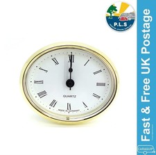 PLS Quartz Clock 72mm Oval