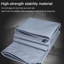 Waterproof PVC Tarpaulin 440GSM Lorries Pools Garden Tarp Sheet Cover w/ Eyelets