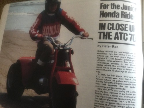 Honda atc trike motorcycle - atc,