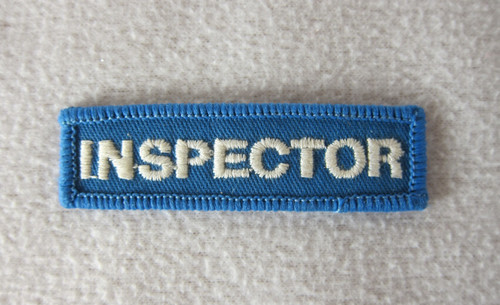 Material bus badge - badge,