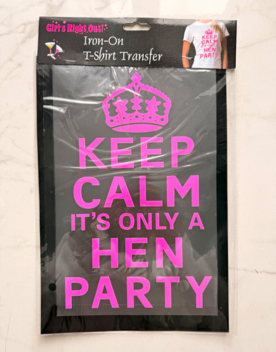 Keep calm only - it's, a