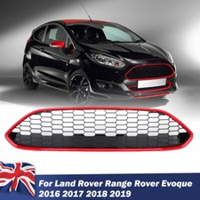 Front Bumper Honeycomb Grille Grill For Ford Fiesta MK7.5 2013-2016 ST Line UK
