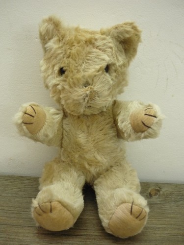 Vintage jointed teddy bear - jointed,