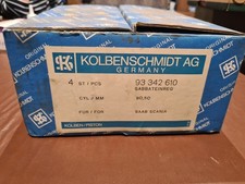 Saab 900 Classic Non Turbo 4x 0.5 Oversized Pistons Flat Top Missing Gudgeons