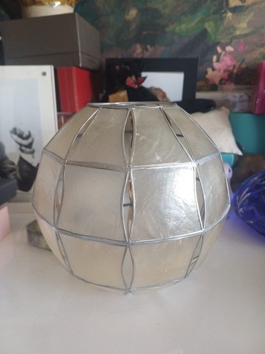 Vintage retro capiz shell - retro,