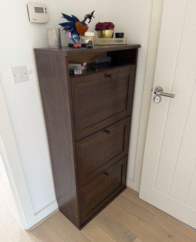 Ikea brown wooden freestanding - ikea,