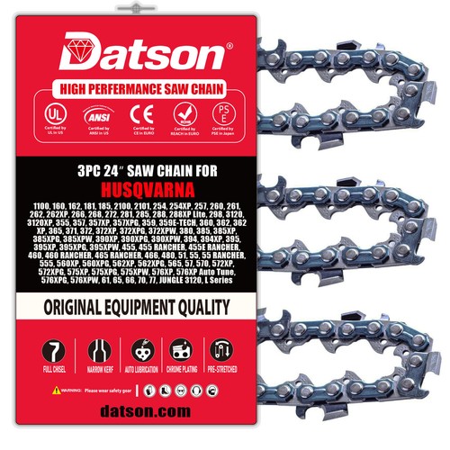 3pc chainsaw chain - 3pc,24", for